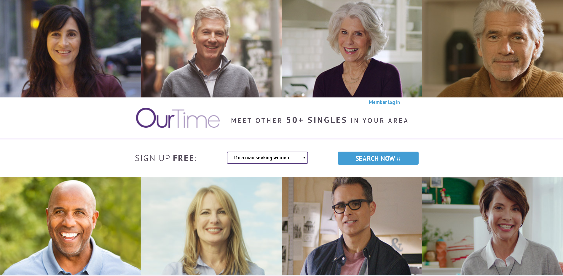 ...OurTime.Com one of the great senior dating sites which are designed for ...