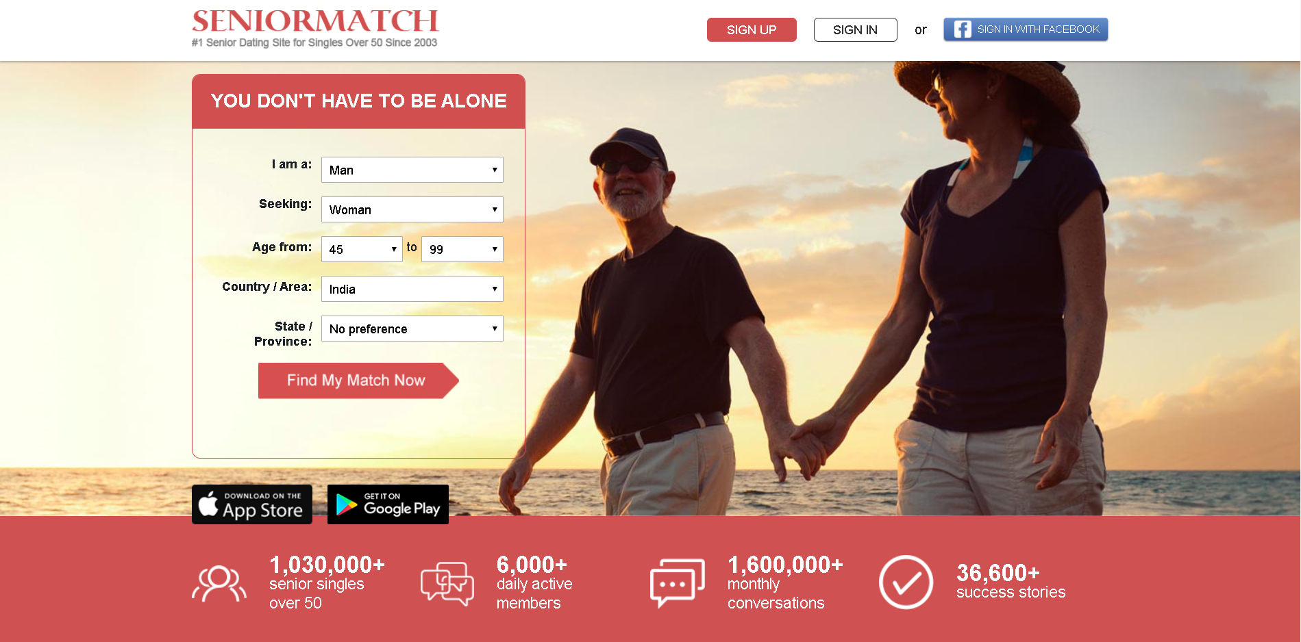 Older dating online login