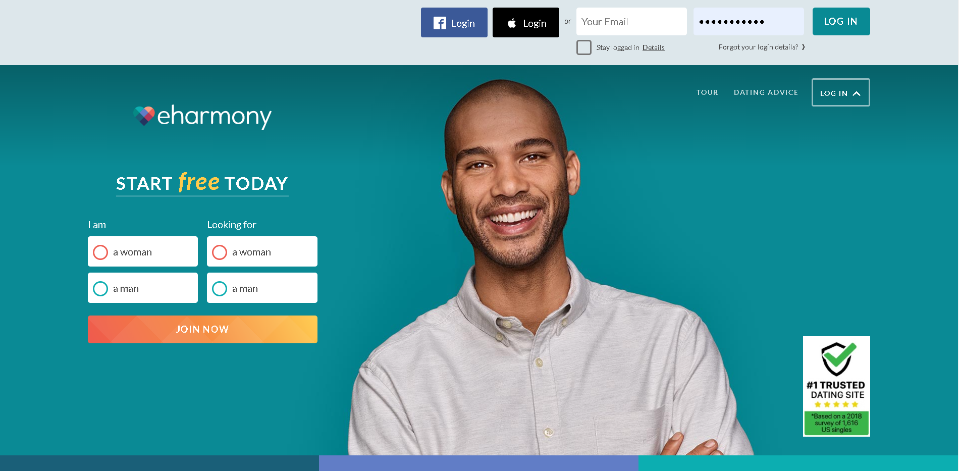 Website login eharmony How do